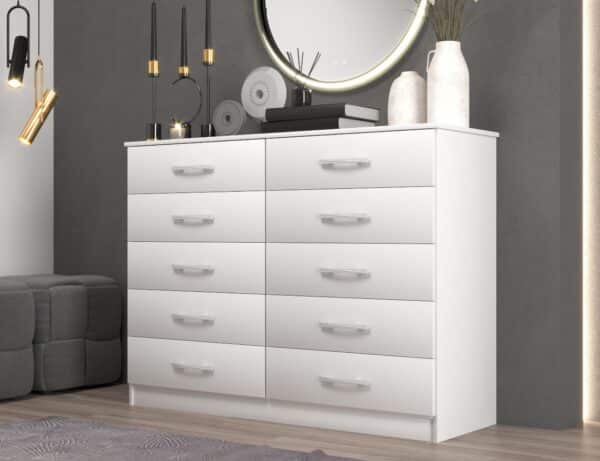 PROMOÇÃO CÔMODA MARBELA 0.92 CM - 10 GAVETAS -EVIDÊNCIA MÓVEIS - Imagem 7