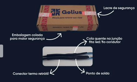 KIT PAINEL NOBRE RIPADO 2.30 + RACK REQUINTE 2.12 - TV ATÉ 75"- GELIUS - Imagem 4