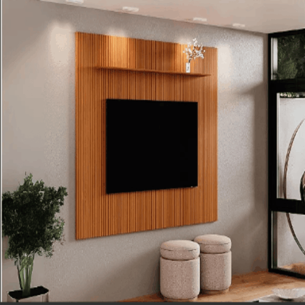 PAINEL AVANT 1.80 RIPADO EM 3D - PARA TV ATÉ 75 POLEGADAS - EDN MÓVEIS