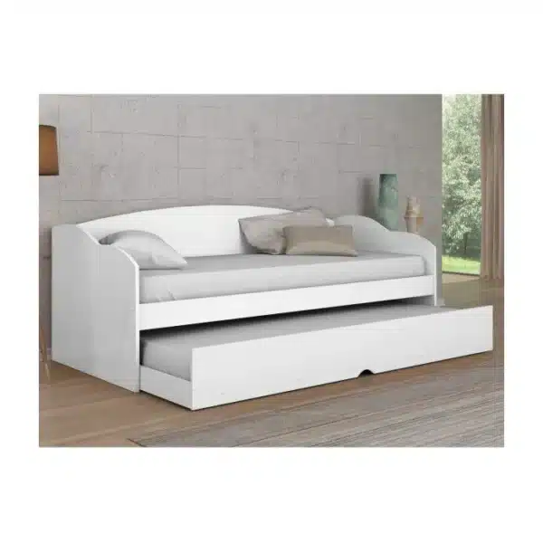 SOFÁ CAMA FUNNY SOLTEIRO COM CAMA AUXILIAR - CONQUISTA MÓVEIS