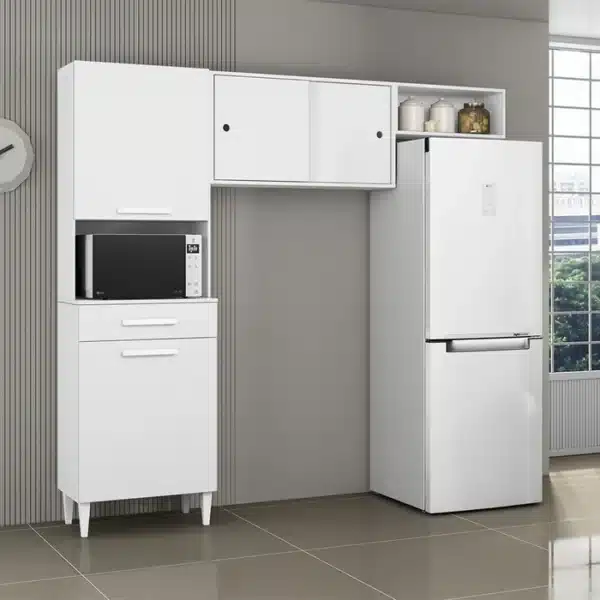 COZINHA ISABELLE 2.0 COMPACTA C/ 4 PORTAS E 1 GAVETA - ARAMÓVEIS - Imagem 5