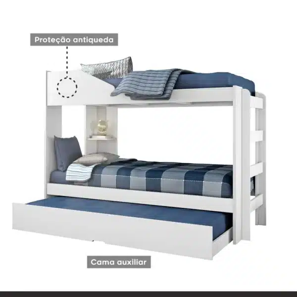 TRELICHE INDY COM CAMA AUXILIAR  - CONQUISTA MÓVEIS - Imagem 3