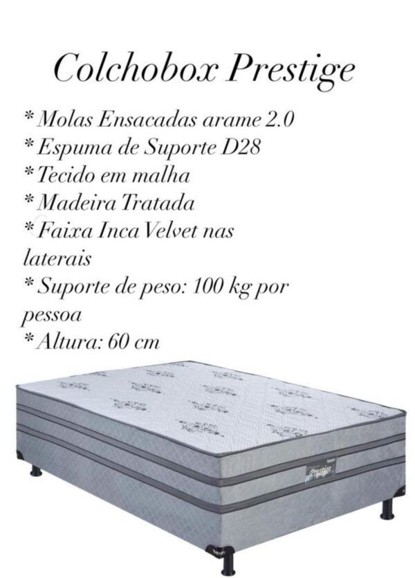 COLCHOBOX PRESTIGE - MOLAS ENSACADAS C/ PILLOW (MALHA) - ECOTEC - Imagem 3