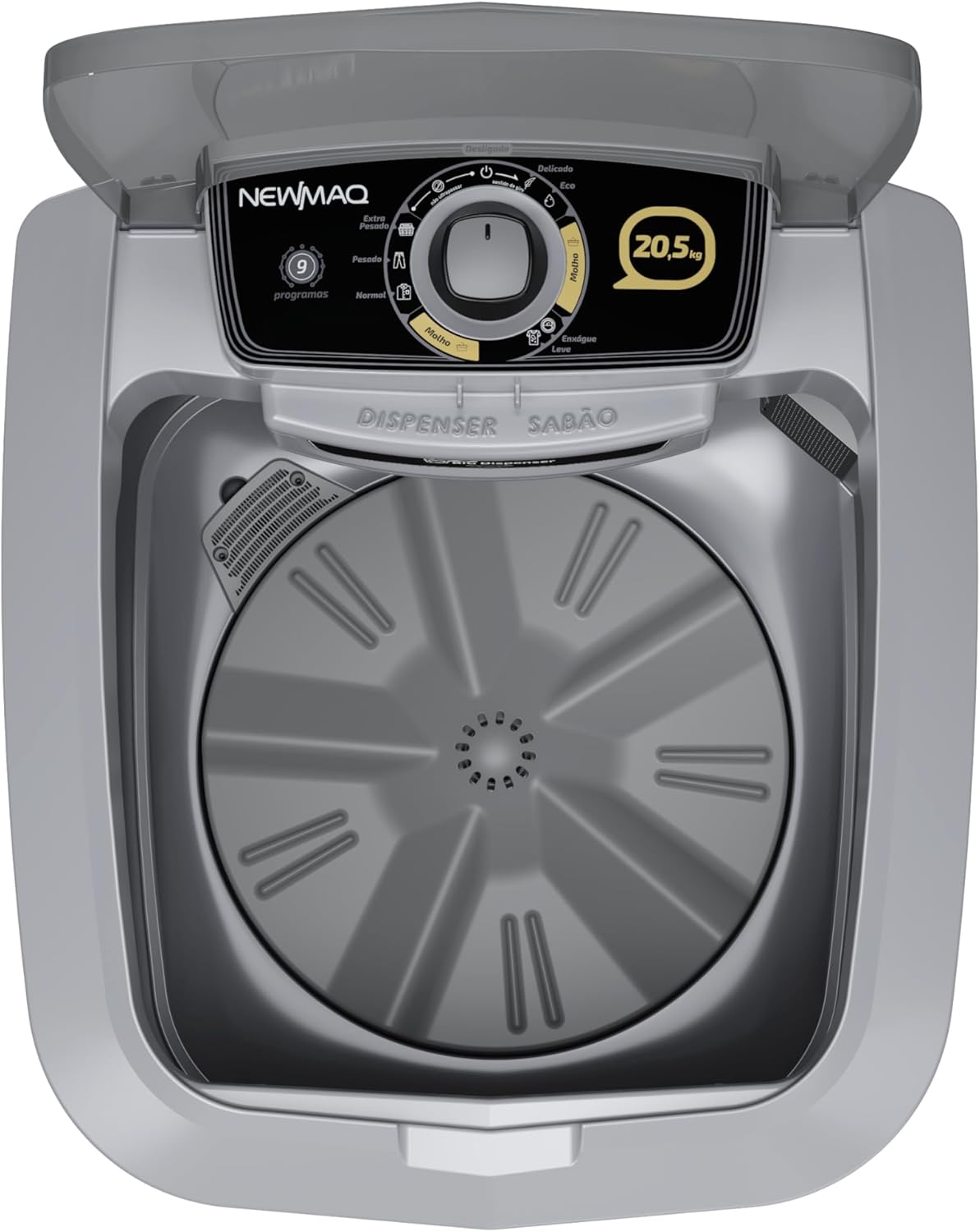 LAVADORA DE ROUPA TANQUINHO SEMIAUTOMÁTICA 20,5KG - NEWMAQ - Imagem 4