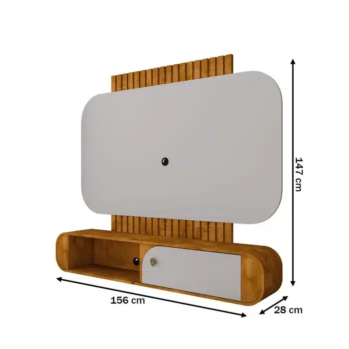PROMOÇÃO - PAINEL JURERÊ 1.56 - PARA TV ATÉ 75 POLEGADAS - BECHARA - Imagem 2