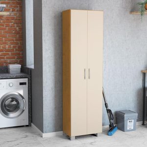 ARMÁRIO MULTIUSO DALLAS 0.50 CM COM PÉS, DUAS PORTAS E 4 PRATELEIRAS - SAN MARINO