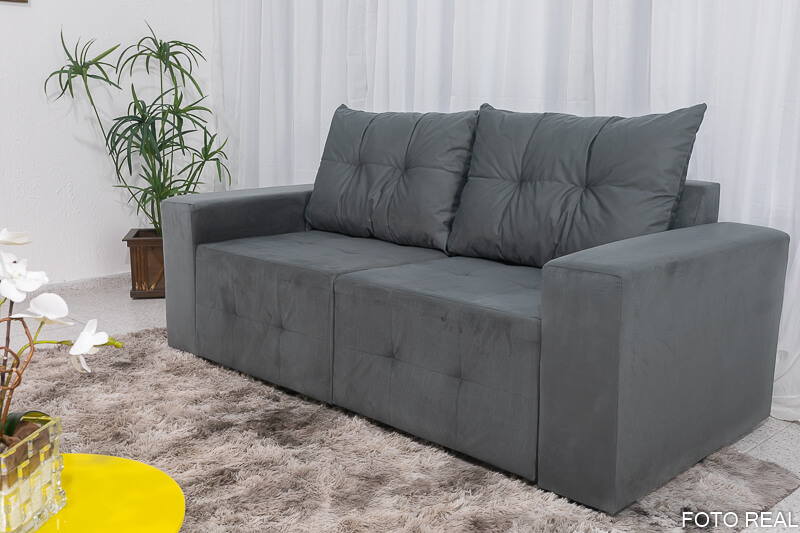 SOFÁ HAWAÍ 1.80 RETRÁTIL - VILMA ESTOFADOS - Imagem 2