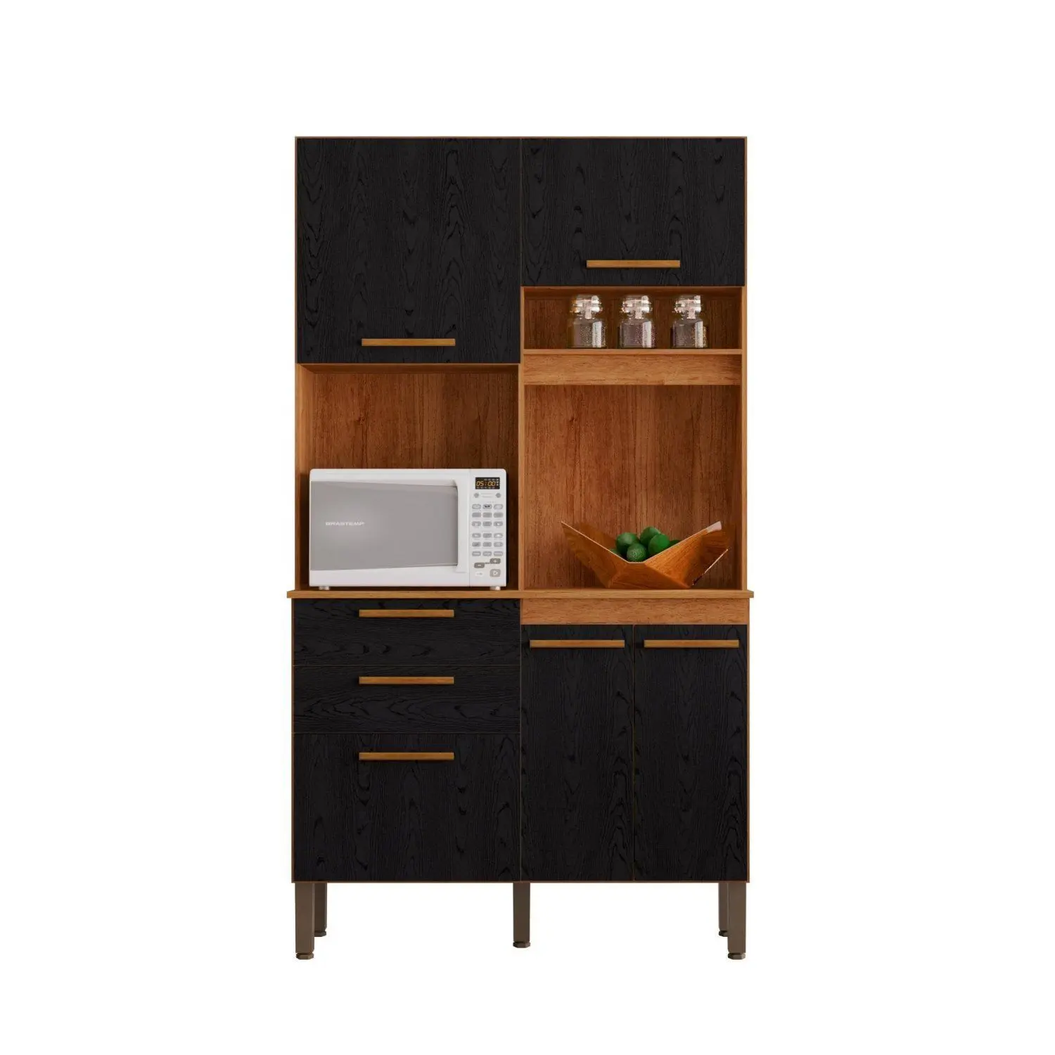 COZINHA DUBAI 1.10 C/ 5 PORTAS 2 GAVETAS - SALLETO - Imagem 6