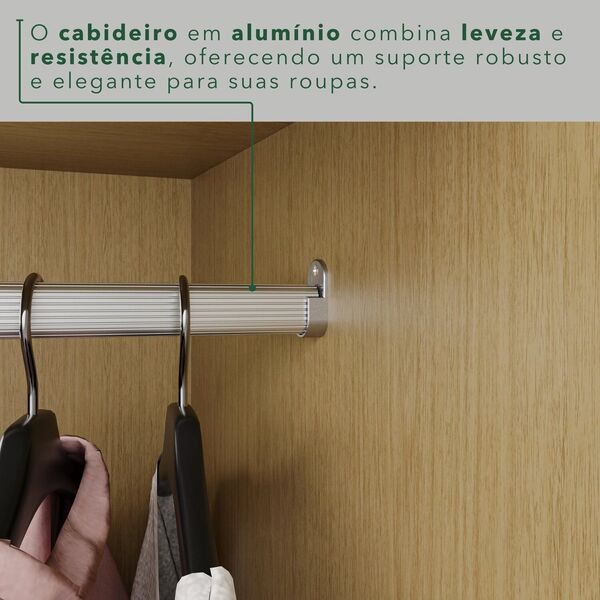 GUARDA ROUPA FORTALEZA MODULADO 1 PORTA - SALLETO - Imagem 2