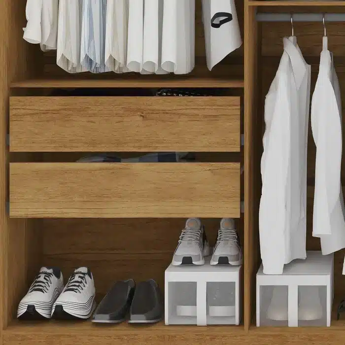 GUARDA ROUPA COLISEU 2.20 COM 6 PORTAS E 4 GAVETAS - SALLETO - Imagem 2