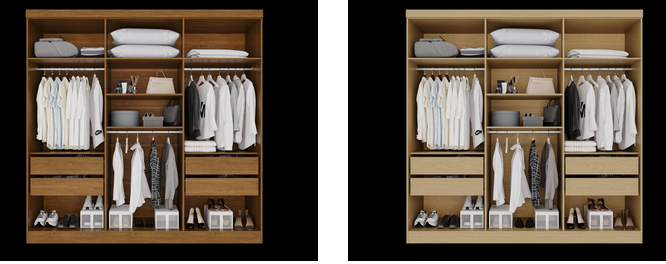 GUARDA ROUPA COLISEU 2.20 COM 6 PORTAS E 4 GAVETAS - SALLETO - Imagem 7