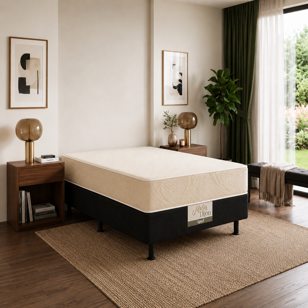 CAMA BOX MOLAS - LONG LIFE