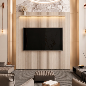 PAINEL ARBO 2.25 RIPADO 100% ORIGINAL C/ LED -TV ATÉ 75" - EDN.