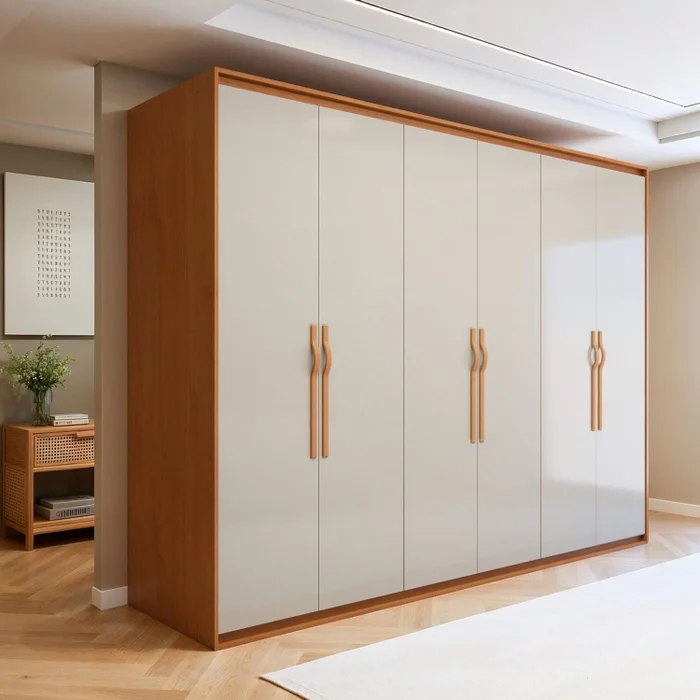 GUARDA ROUPA SUAVITÁ 2.70 CM COM 6 PORTAS 6 GAVETAS, 100% MDF - LOPAS