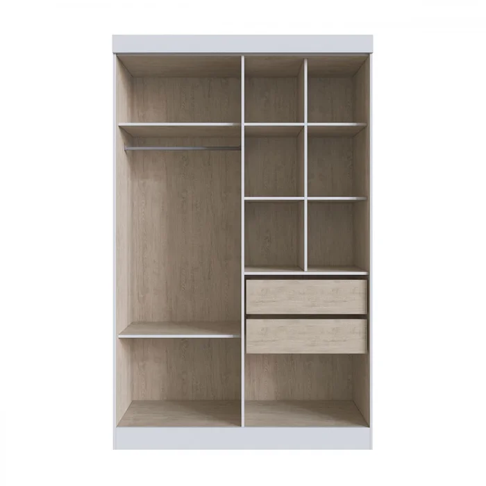 GUARDA ROUPA RECIFE 1.21 C/ 4 PORTAS 2 GAVETAS - SALLETO - Imagem 2