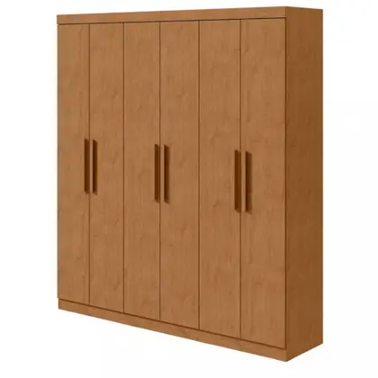 GUARDA ROUPA ANDARA 1.77 CM C/ 6 PORTAS E 2 GAVETAS - LOPAS - Imagem 4