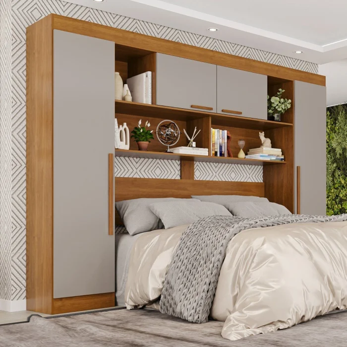 GUARDA ROUPA MODULADO APOLO PREMIUM 2.40 CM C/ 4 PORTAS - SALLETO - Imagem 3