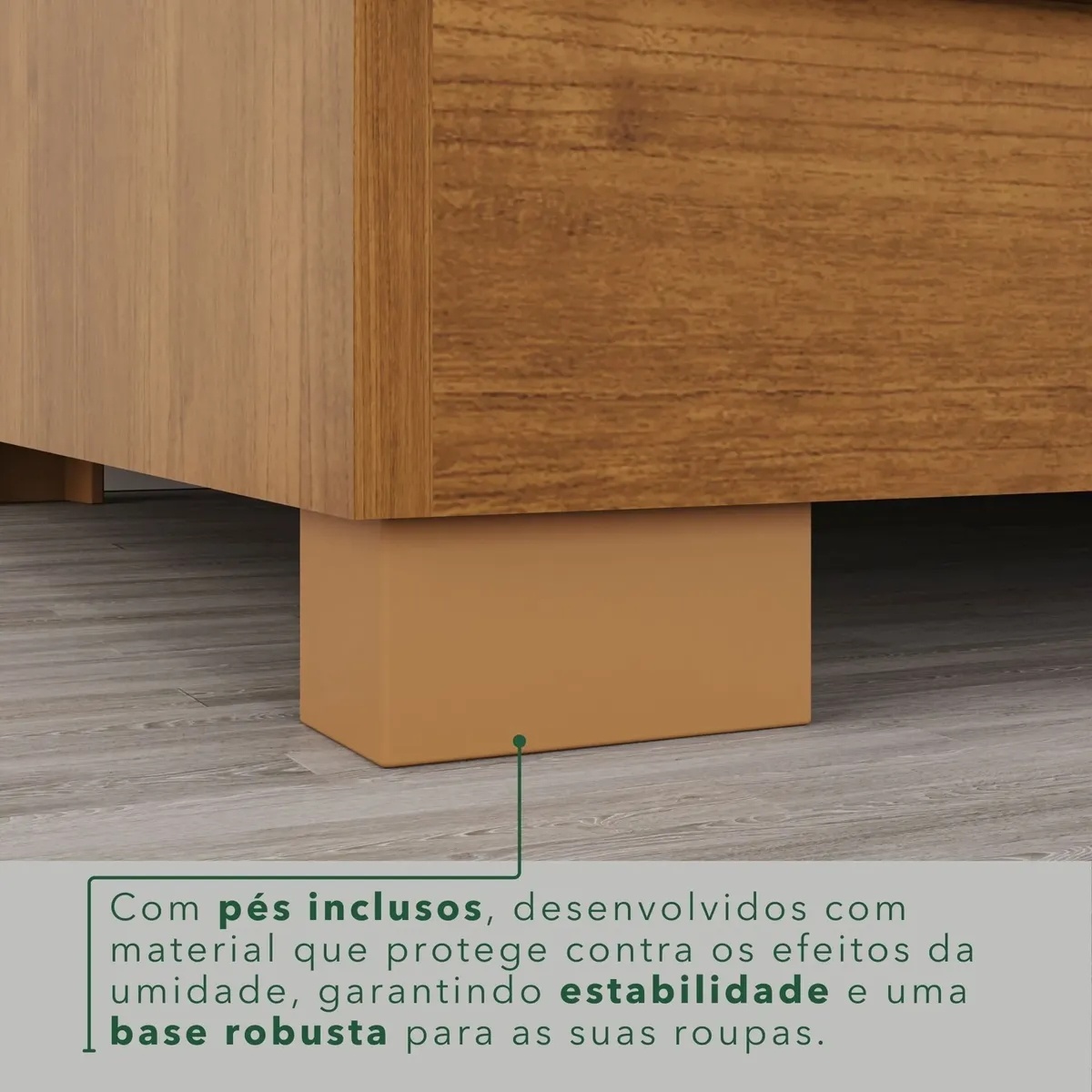 GUARDA ROUPA ESTRELA PREMIUM 1.00 - 4 PORTAS - SALLETO - Imagem 5